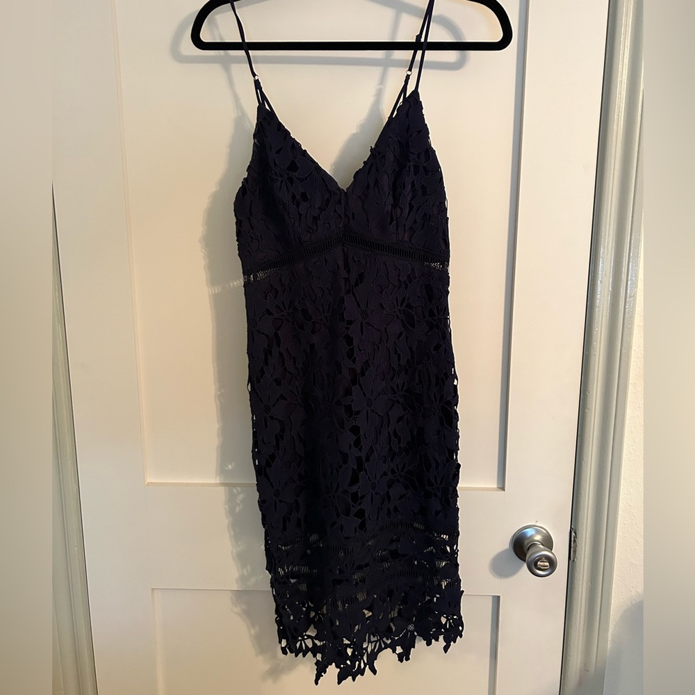 Astr the Label Floral Lace Dress